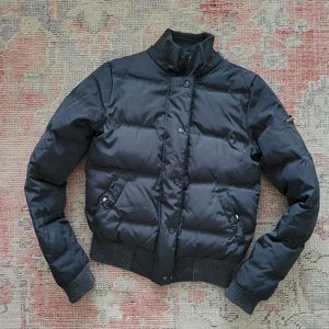 American eagle black down puffer y2k vimtage vtg